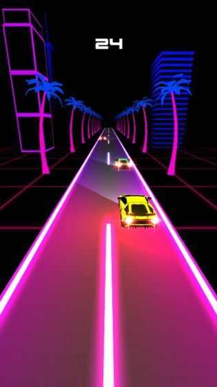 Night Rider Cyberpunk Racer游戏安卓版图2: