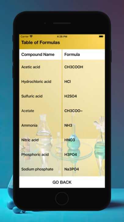 化学配方测验app苹果版正版图1: