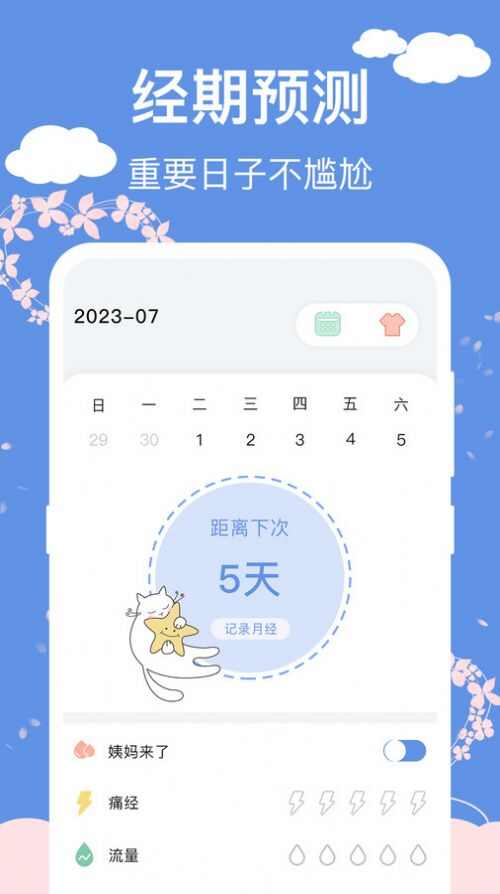 大姨妈安全日记app手机版图3: