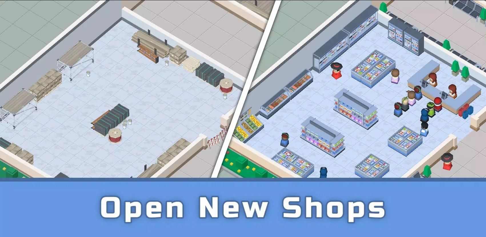 商业帝国大亨游戏官方版（Idle Shop Empire Tycoon）图1: