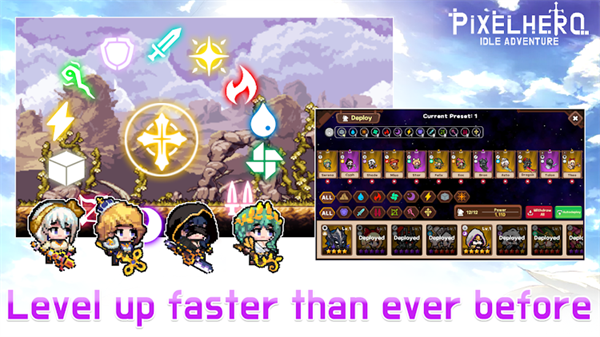 闲置像素英雄（Pixel Heroes Idle）安卓版游戏图2:zmz