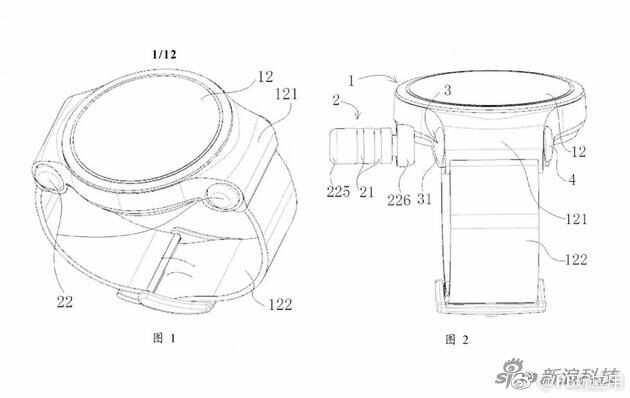华为手表新专利曝光：可收纳蓝牙耳机[多图]图片4