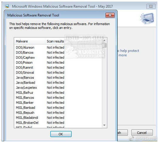 微软恶意软件监测删除工具 - Malicious Software Removal Tool 5.73[图]