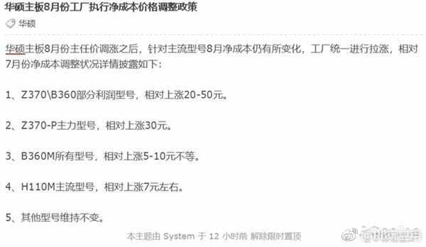 CPU主板内存又迎来一波涨价：DIY玩家苦不堪言[多图]图片6