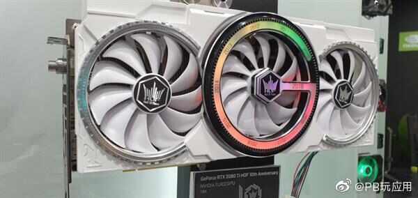 台北电脑展COMPUTEX：影驰推出RTX 2080 Ti HOF 10周年纪念版显卡[多图]